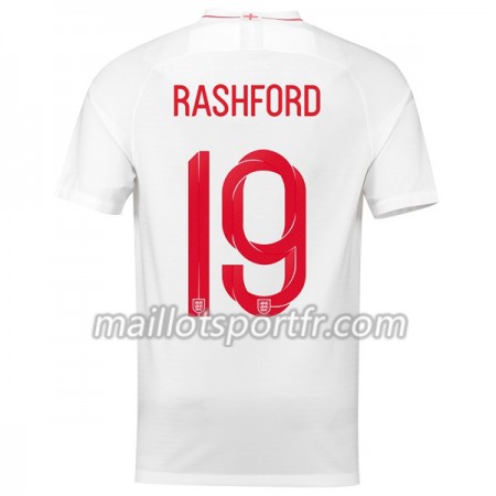 Maillot de Foot Angleterre Rashford 19 Domicile Coupe du monde 2018